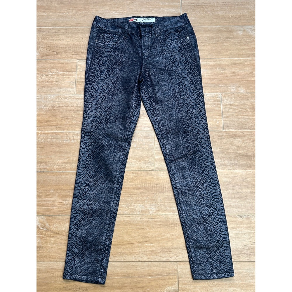 Grane Juliet Lowrise Jegging Women's Size 9 Snake Skin Print Jeans Pants